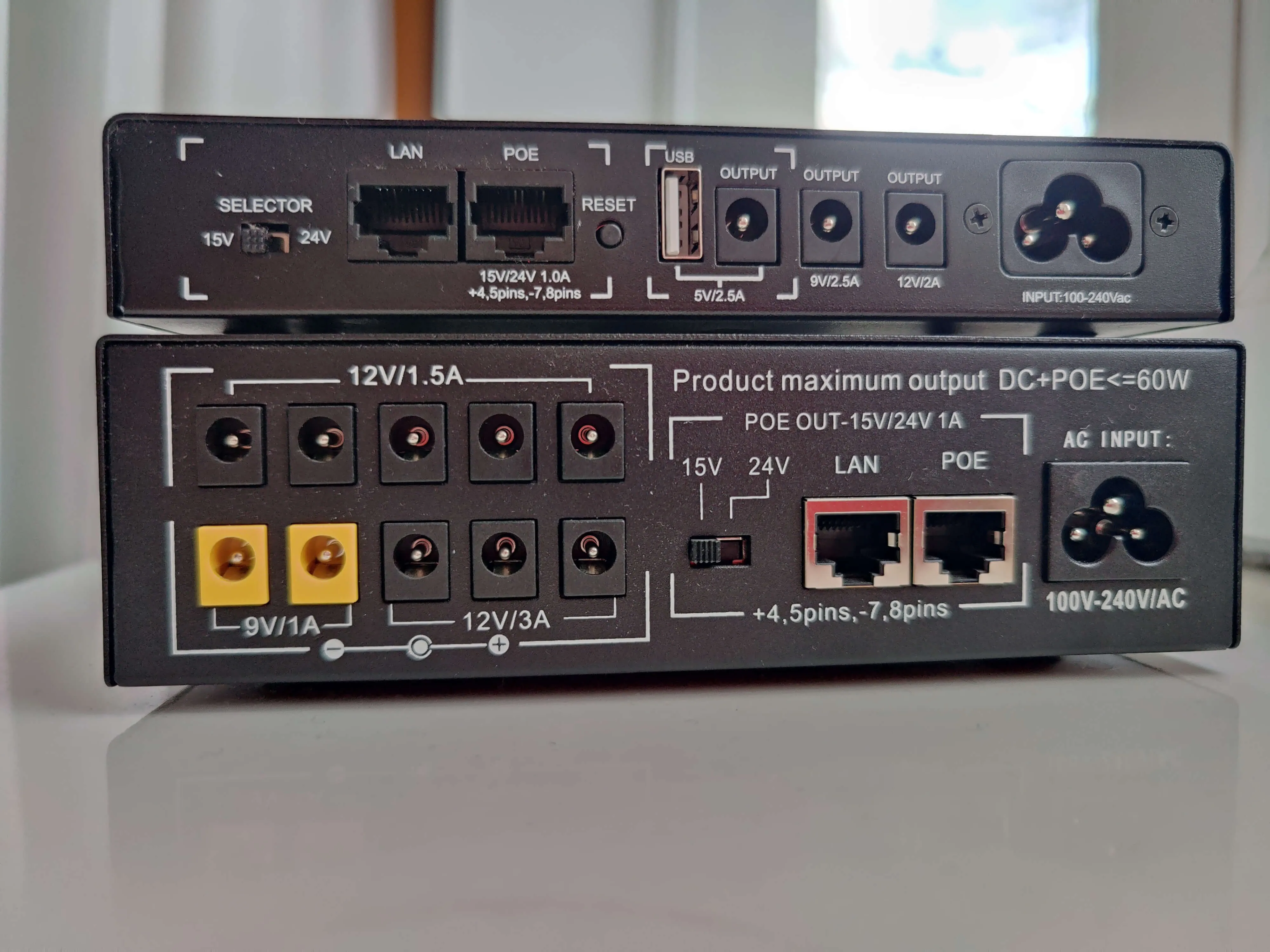 UPS units - back view